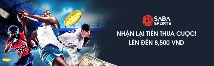 Nhận ưu đãi hoàn tiền tối đa 8% tại Saba Sport M88